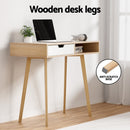 Artiss Computer Desk Drawer Cabinet Shelf Oak 90CM - RnR Galore