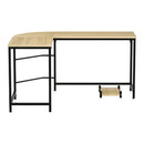 Artiss Computer Desk L - Shape CPU Stand Oak 147CM - RnR Galore