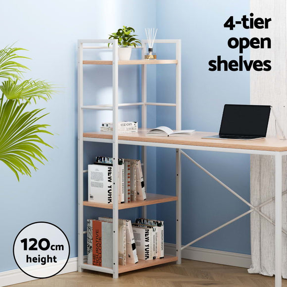 Artiss Computer Desk Shelf Oak 120CM - RnR Galore