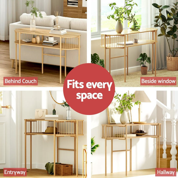 Artiss Console Table 124CM Pine - RnR Galore