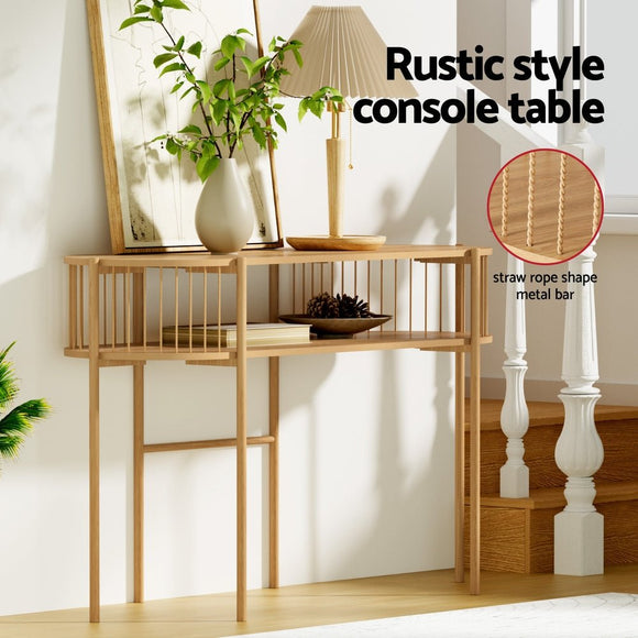 Artiss Console Table 124CM Pine - RnR Galore