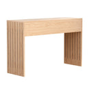 Artiss Console Table Hallway Fluted 120CM Pine - RnR Galore