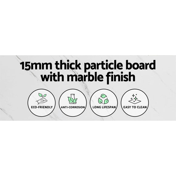 Artiss Console Table Marble Effect Frenisha - RnR Galore