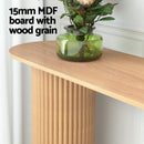 Artiss Console Table Oval 115CM Pine Blake - RnR Galore