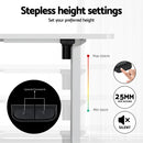Artiss Electric Standing Desk with Storage Shelf Drawer Office Table 120CM - RnR Galore