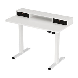 Artiss Electric Standing Desk with Storage Shelf Drawer Office Table 120CM - RnR Galore