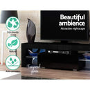 Artiss Entertainment Unit TV Cabinet LED 130cm Black Elo - RnR Galore