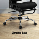 Artiss Ergonomic Office Chair Footrest Black - RnR Galore