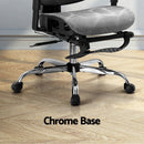 Artiss Ergonomic Office Chair Footrest Grey - RnR Galore