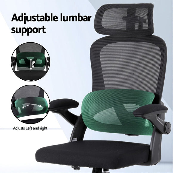 Artiss Ergonomic Office Chair Mesh Chairs Black - RnR Galore