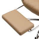 Artiss Executive Office Chair Leather Footrest Espresso - RnR Galore