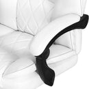 Artiss Executive Office Chair Leather Recliner White - RnR Galore