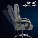 Artiss Executive Office Chair Recliner Grey - RnR Galore