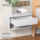 Artiss Floating Bedside Table Nightstand Drawer White - RnR Galore