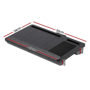 Artiss Lap Desk Laptop DeskS Portable w/ Wrist - rest Phone Slot Mouse Pad 55CM - RnR Galore