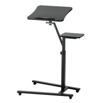Artiss Laptop Desk Computer Table Height Adjustable Tiltable Mouse Board Black - RnR Galore