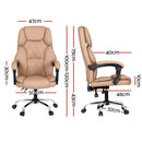 Artiss Massage Office Chair Computer Chairs High Back - RnR Galore