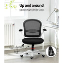 Artiss Mesh Office Chair Mid Back Black - RnR Galore