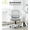 Artiss Mesh Office Chair Mid Back Grey - RnR Galore