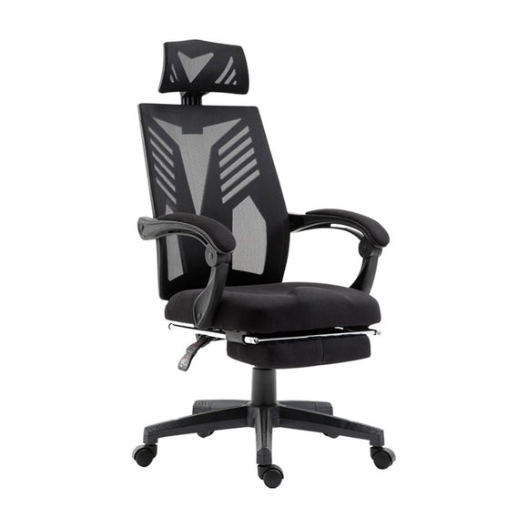 Artiss Mesh Office Chair Recliner Black - RnR Galore
