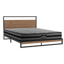 Artiss Metal Bed Frame Double Size Beds Platform with Mattress - RnR Galore