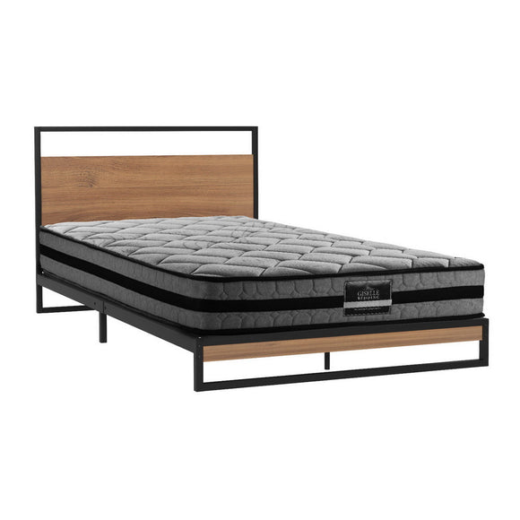Artiss Metal Bed Frame King Single Size Beds Platform with Mattress - RnR Galore