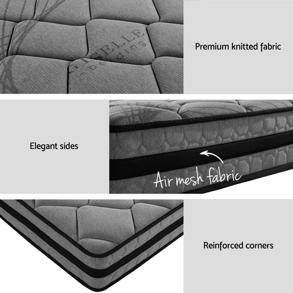 Artiss Metal Bed Frame King Single Size Beds Platform with Mattress - RnR Galore