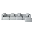 Artiss Modular Sofa Chaise Set 5 - Seater Grey - RnR Galore