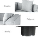 Artiss Modular Sofa Chaise Set 5 - Seater Grey - RnR Galore