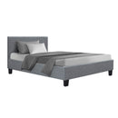 Artiss Neo Bed Frame Fabric - Grey Single - RnR Galore