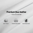 Artiss Neo Bed Frame PU Leather - White Double - RnR Galore