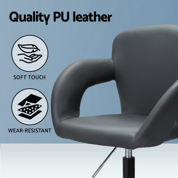 Artiss Office Chair Mid Back Grey - RnR Galore