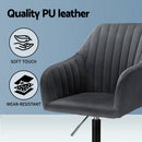 Artiss Office Chair Velvet Seat Dark Grey - RnR Galore