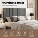 Artiss Queen Bed Frame with Storage Grey Velvet Headboard Gas Lift Platform Base - RnR Galore