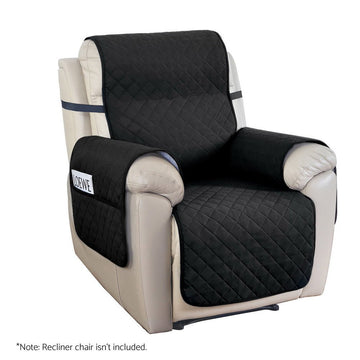 Artiss Recliner Chair Cover 100% Water Resistant Black - RnR Galore