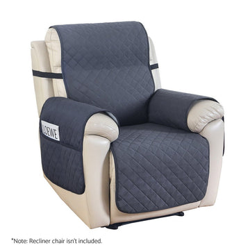 Artiss Recliner Chair Cover 100% Water Resistant Grey - RnR Galore