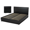 Artiss RGB LED Double Bed Frame with Beside Table Set 16 Colour Mood Lighting - RnR Galore