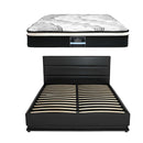 Artiss RGB LED Queen Bed Frame with 32cm Giselle Mattress Set - RnR Galore