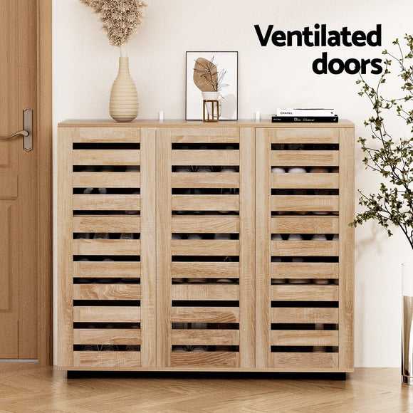 Artiss Shoe Rack Cabinet 30 Pairs Adjustable Shelf - RnR Galore