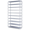 Artiss Shoe Rack Cabinet Stackable 10 - Tier Grey - RnR Galore