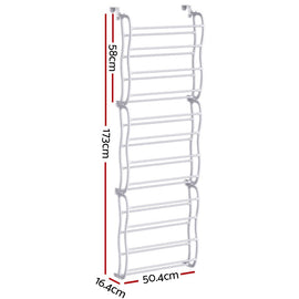 Artiss Shoe Rack Hanging Over Door Organiser 24 Pairs Eric - RnR Galore