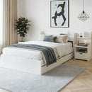 Artiss Single Bed Frame with Charging Ports and Bedside Table - RnR Galore