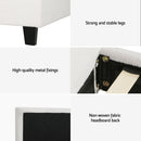 Artiss Single Bed Frame with Hybrid Mattress Set 30cm Medium Firm Platform Headboard Boucle Upholstered Pocket Coil for Pressure Relief - RnR Galore