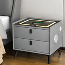 Artiss Smart Bedside Table with Wireless Charging - AIKA Grey - RnR Galore