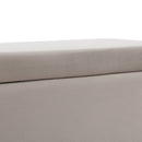 Artiss Storage Ottoman Blanket Box Table 97cm Velvet Taupe - RnR Galore
