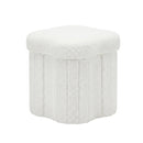 Artiss Storage Ottoman Foot Stool Foldable White - RnR Galore