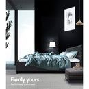 Artiss Tino Bed Frame Double Size Charcoal Fabric - RnR Galore