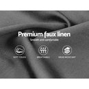Artiss Tino Bed Frame Queen Size Grey Fabric - RnR Galore
