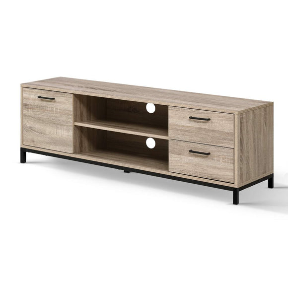 Artiss TV Cabinet Entertainment Unit 132cm Pine Tania - RnR Galore