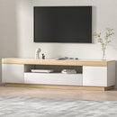 Artiss TV Cabinet Entertainment Unit Stand 180CM White Wood - RnR Galore
